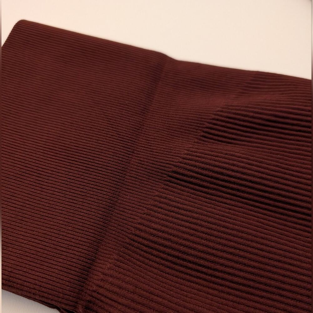 Brown Ribbed Leggings - Picture 2 of 2